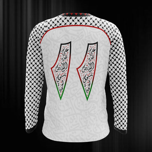 Whiteout Edition – Long Sleeve Statement Football Jersey
