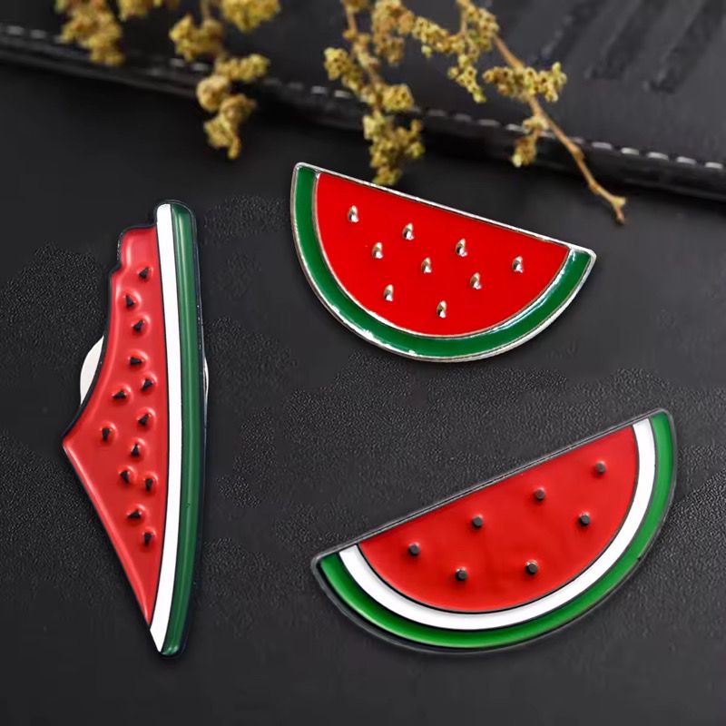 Palestine Watermelon Pin Badge -  Palestine Watermelon Pin Badge -Palestine Watermelon Pin Badge -